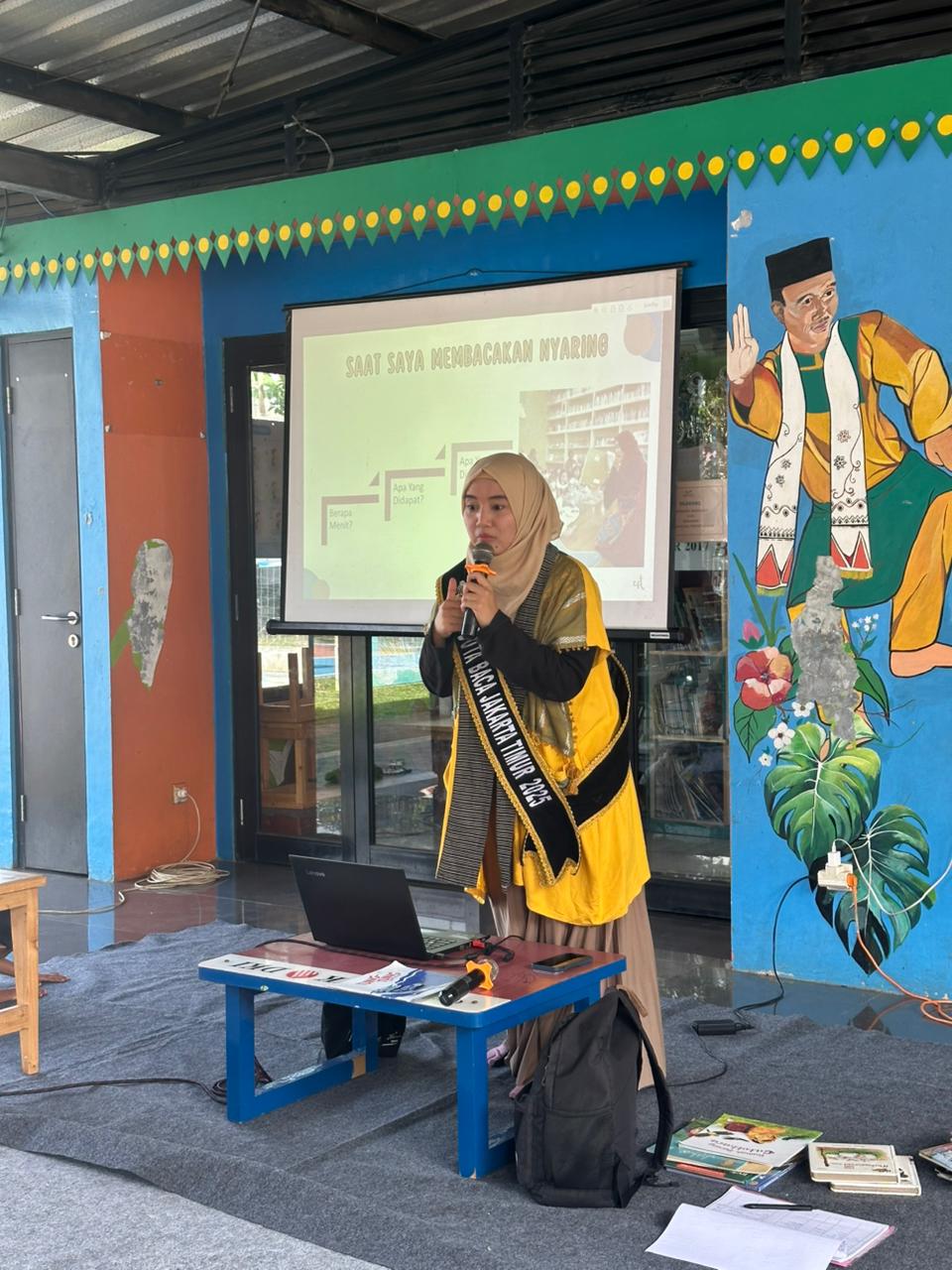 BELIA : Bekal Literasi Ibu Dan Anak Bersama Duta Baca Jakarta Timur Di RPTRA Cibubur Berseri